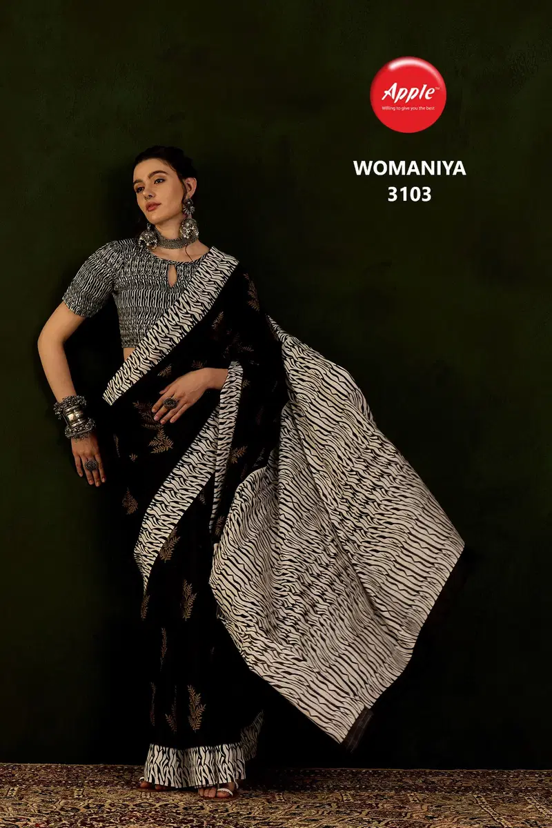 Womaniya 31 By Apple Designer Printed Bhagalpuri Silk Sarees Wholesale Online
